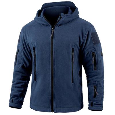 Herren Warme Taktische Fleecejacke Mit Reißverschluss Verdicken Polar Hoodie Winter Outdoor Sport Wandern Mit Kapuze Mantel Tasche