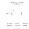 2023 Trendy Rhinestone Leaf & Pearl Earrings – Elegant Spring/Summer Jewelry for Women