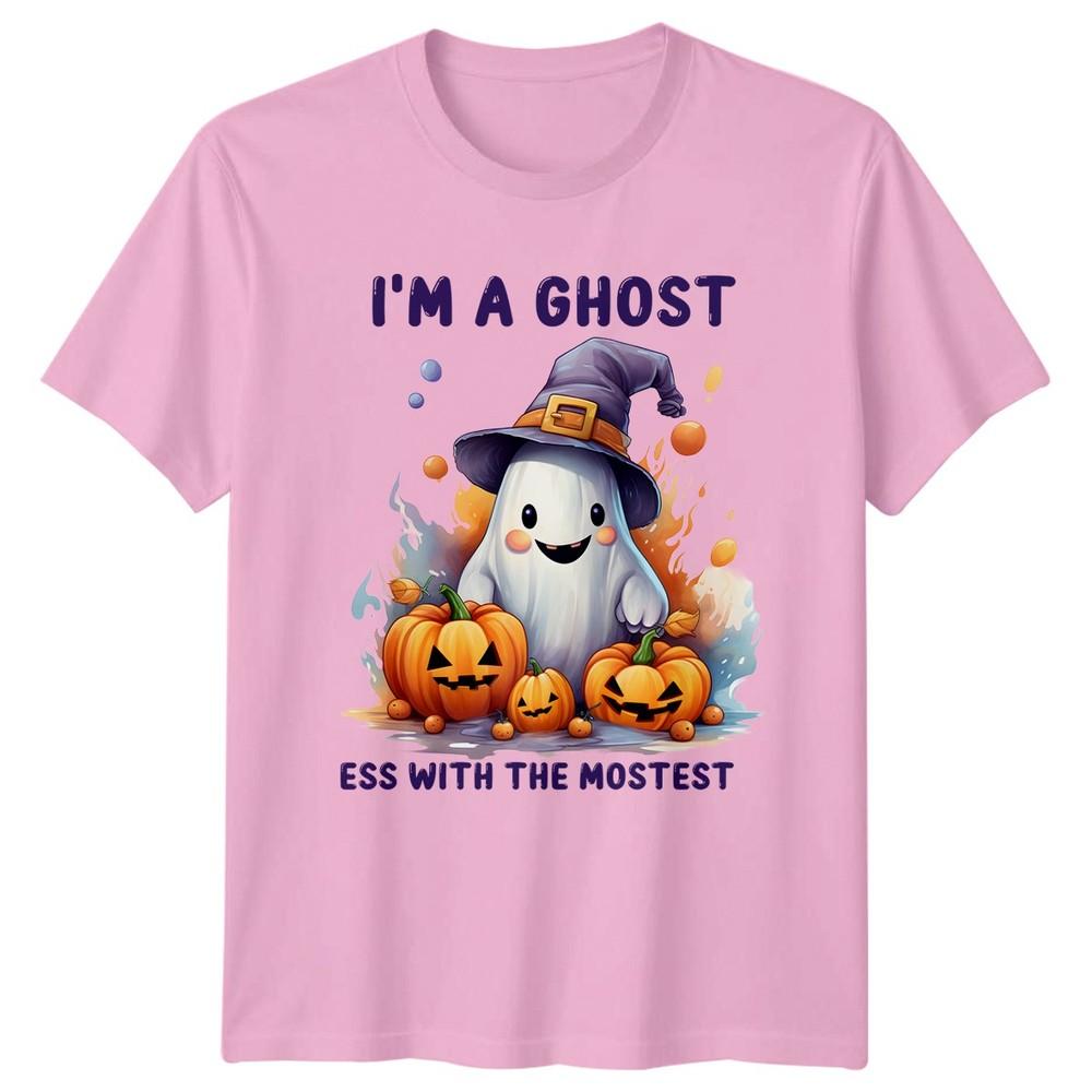Im A Ghostess With The Unisexs TShirt Cute Ghost Halloween Halloween Gift