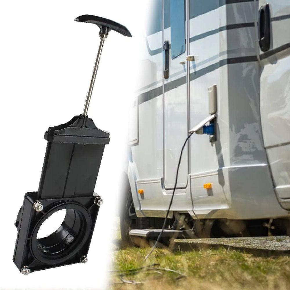 Plastic RV Sewage Collector Stainless Steel RV Modification Accessories  Gate Valve