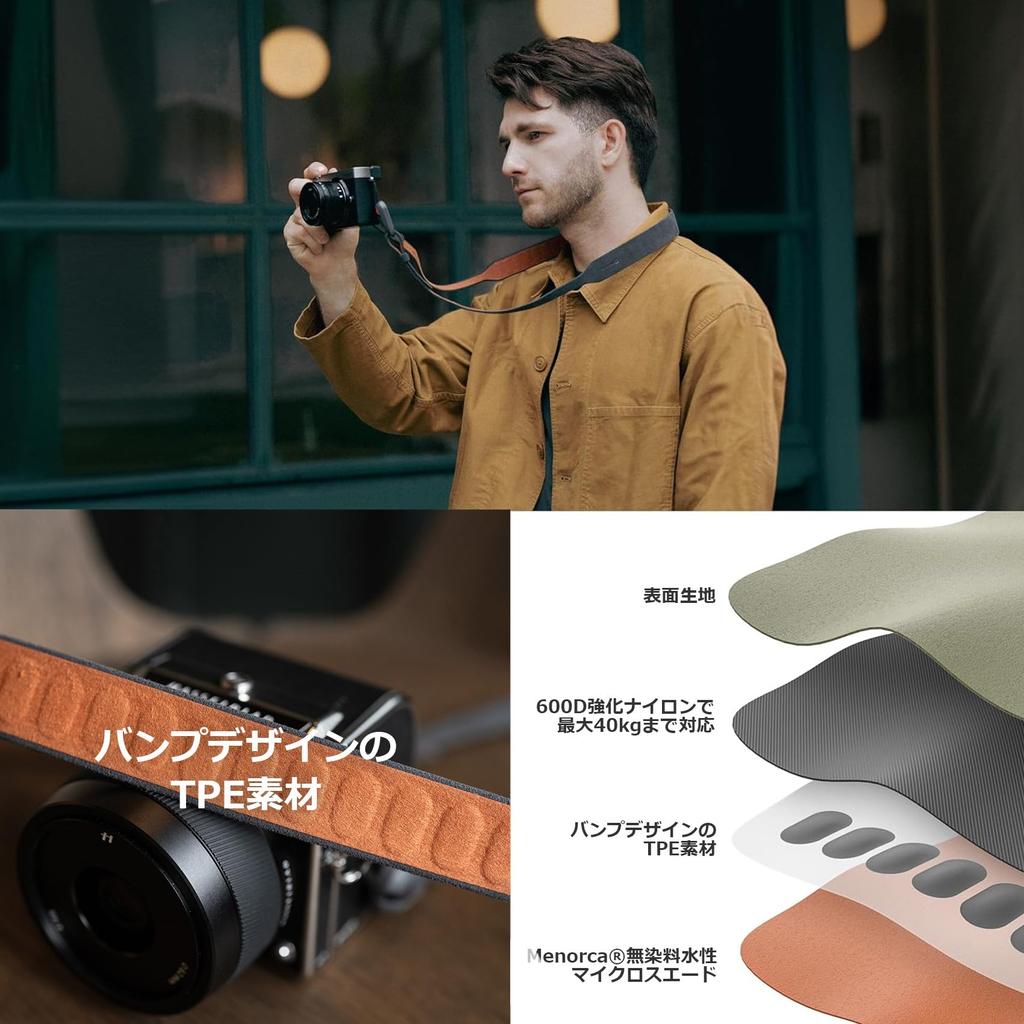 Camera Strap Air Neck Adjustable Easy for Compact Digital Quick Release System [PGYTECH] Strap, Length, Lightweight, Flexible, Attachment/Detachment,
