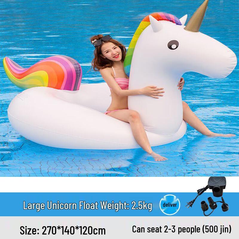 Adult Inflatable Unicorn Pool Float