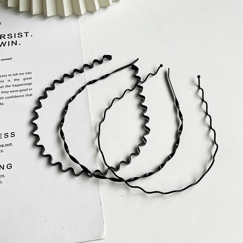 AISHG Non-slip Wash Wave Hair Bands for Women Invisible Movement Tide Simple Back Headwear Korean Hairband Girl Hair Accessories