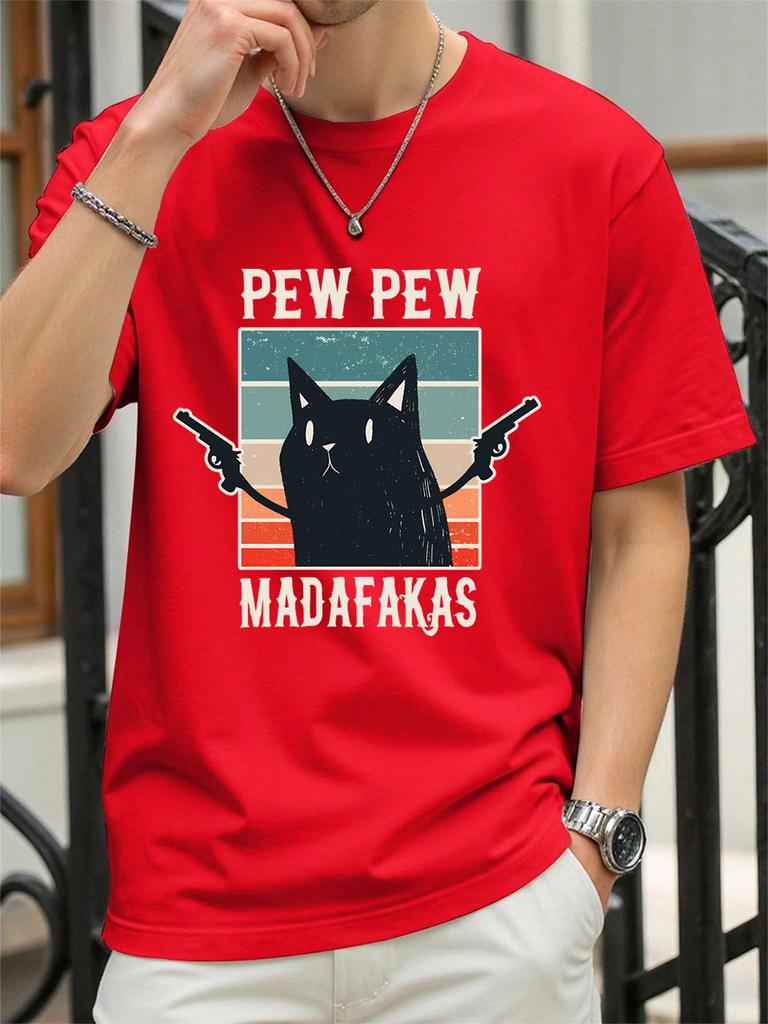 Pew Pew Madafaks Cute Funny Printing TShirt Women Cotton Summer Short Sleeve Comfortable Soft ONeck Tops Street Womans Clothes