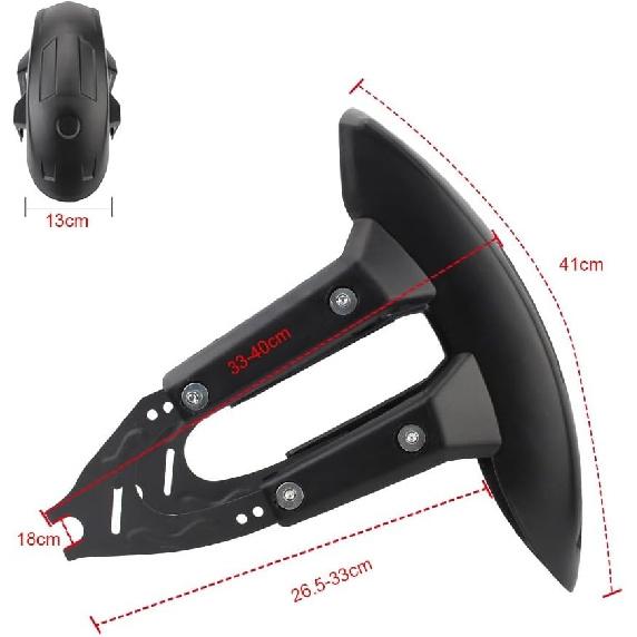 Motorcycle Mudguard With Bracket Mudguard For Splash Guard Motorcycle Rear Wheel Cover