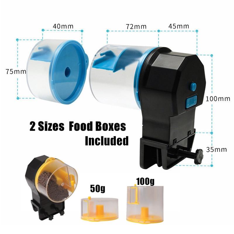 Automatické krmítko Aquarium Fish Turtle Food Chytré načasované krmítko