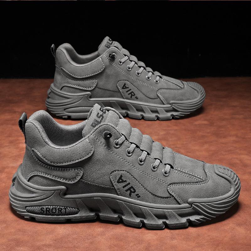 One-pedal Men's Shoes Spring Breathable Casual Shoes Trend Simple Men's Sports Shoes Non-slip Soft Sole Work Insurance Shoes