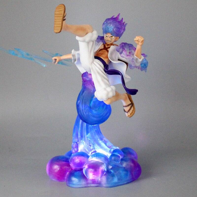 One Piece Figure Luffy Gear 5 Anime Figures Sun God Nika Luffy Figurine Pvc Statue Model Desk Decora Collectible Doll Gifts Toys
