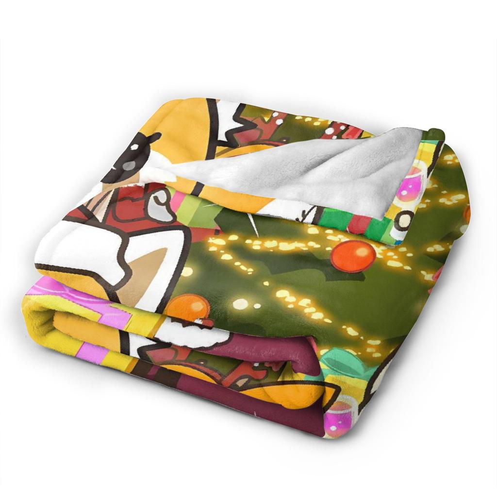 Aggretsuko Soft Warm Blanket  Students Plush Throw Blanket Comfortable Couch Chair Flannel Bedspread Sofa Bed Cover