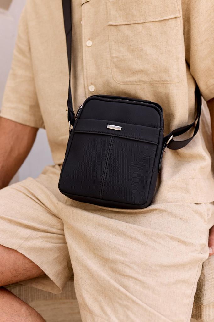 Men's PU Bag R-E3001-6823 Black