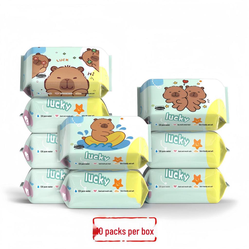 Mini Portable Baby Hand & Mouth Cleaning Wipes – Disposable, Soft & Convenient