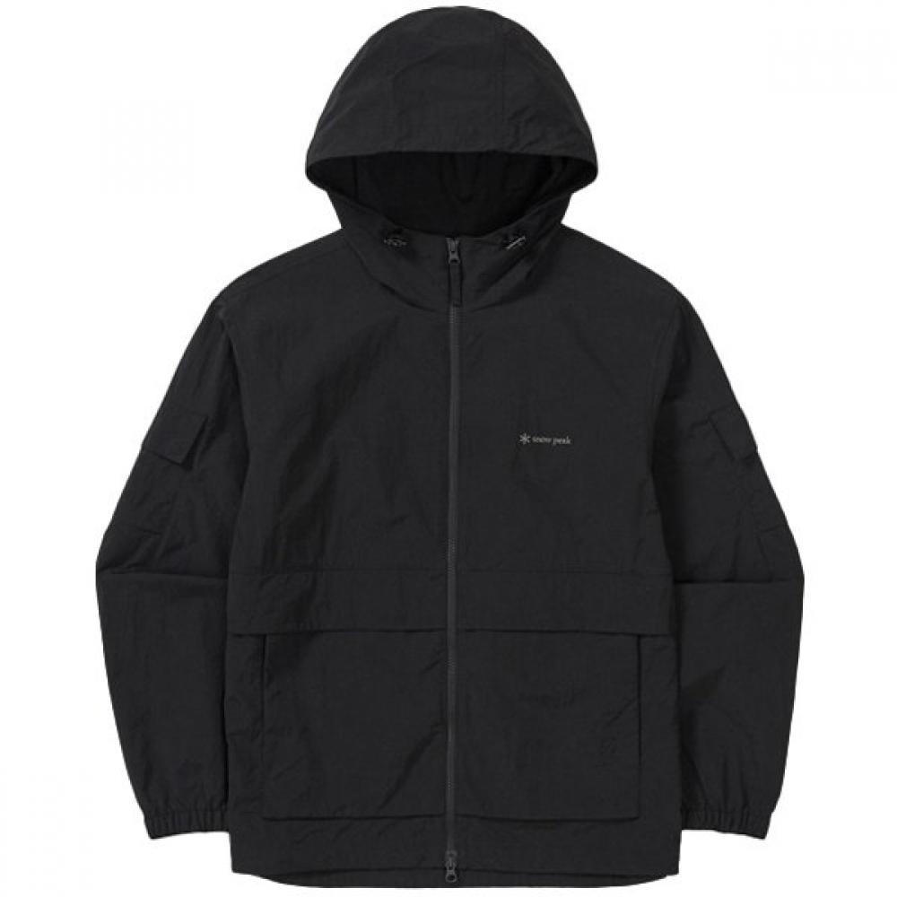 Snow Peak Таслан Карманная ветровка Мужская ветровка Черный Большой Gs S26mmlwb50