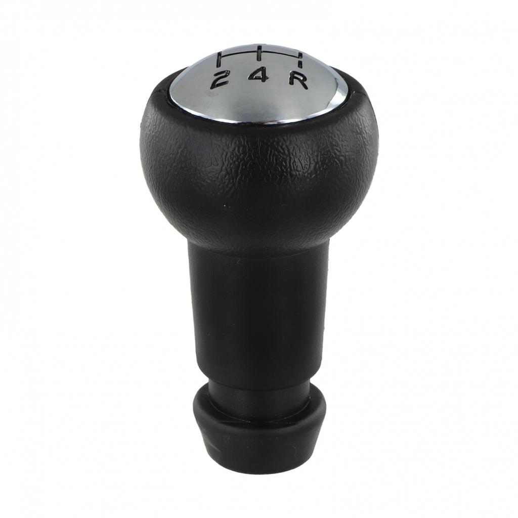 Wide Compatibility 5 Speed Shift Lever Knob Black Chrome Knob