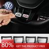 Für VOLKSWAGEN VW Auto Lenkrad Logo Emblem Aufkleber Decals für Volkswagen VW Jetta Touran POLO Golf MK4 MK5 MK7 Tiguan Pass