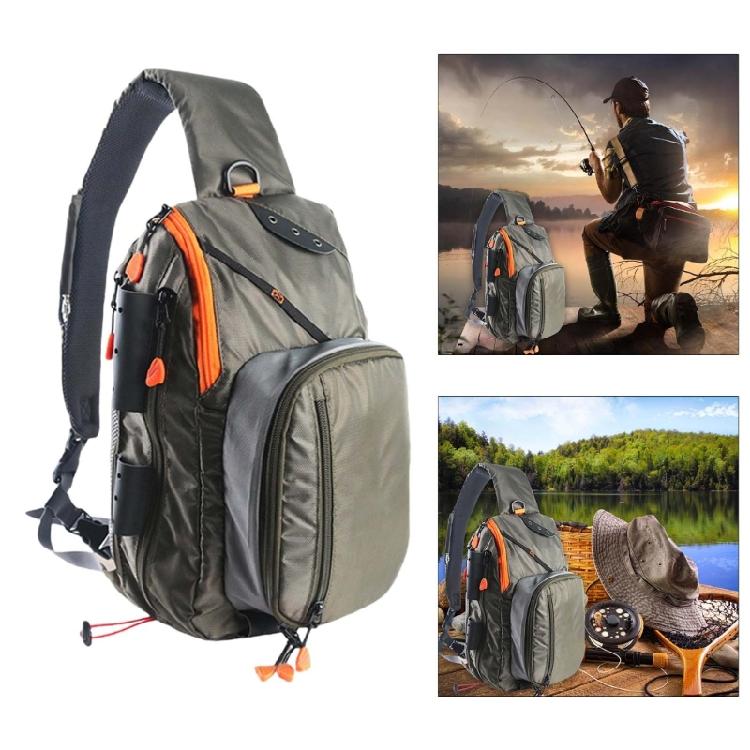 Fliegenfischer Sling Pack Brusttasche Angeltackle Aufbewahrungstasche Brusttasche Bequeme Angeltaschen Zubehör Ausdauernd