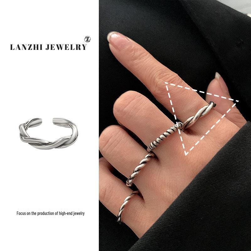 Inel Thai Argint pentru Femei, Stivuibil - Argint 925, Design de Nișă, Bijuterii Simple și Versatile