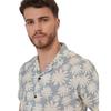 Threadbare Mens Floral Short-Sleeved Shirt