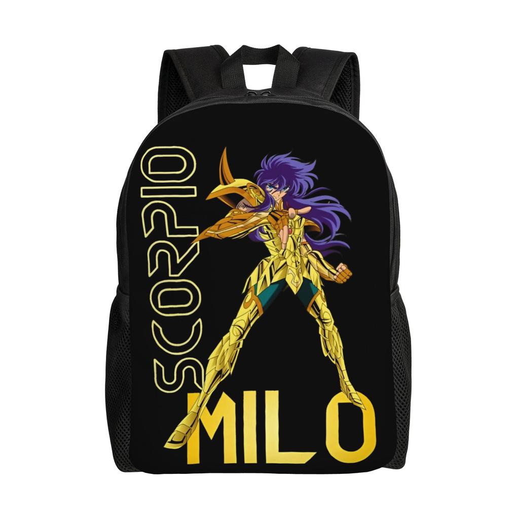 Knights of the Zodiac Backpack  Ita Bag  Mochila Portable Campus Sturdy Shoulder Rucksack