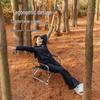 Mountain Guest Director Chair: Portable Audiovisual Car Show Folding Chair with Backrest for Outdoor Camping, RV, Leisure, and Fishing