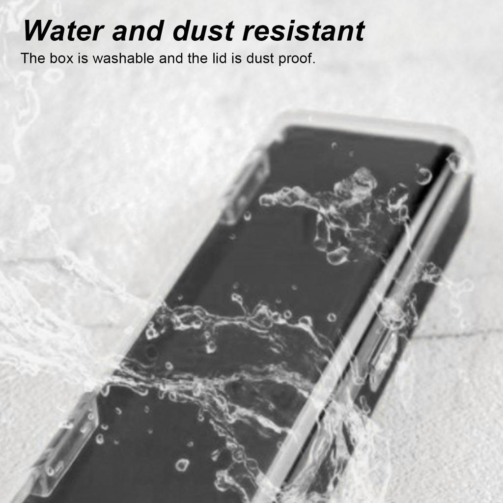 Pinzetten Aufbewahrungskoffer Schwarz Professionell Wimpernpinzette Box Reise Kleine Box Tragbar