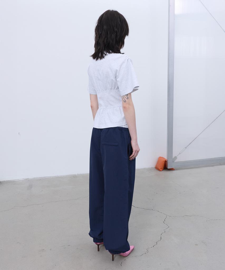 LCDC™ Shirring T-Shirt (Light Gray)