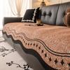 Four seasons universal sofa cushion 2025 new fixed straight row non-slip leather sofa cover seat cushion cover cloth towel