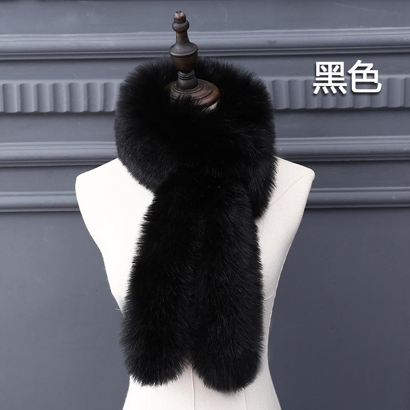 Korean Faux Fur Women's Collar Scarf Cold Winter Warm Fur Collar Scarf Wrap Winter Neck Warmers