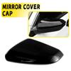 Left Driver Side Rearview Mirror Cap Cover Trim Black for Honda Civic 2016-2020