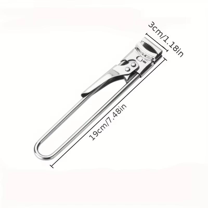 Adjustable Multi-Function Bottle Opener - Stainless Steel Jar & Can Opener, Labor-Saving Kitchen Tool for Easy Lids Removal
