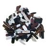 100PCS Handmade Wooden Tags Label Links Wood Decorative Buttons Embroidered Garment Label for DIY Sewing Knitting