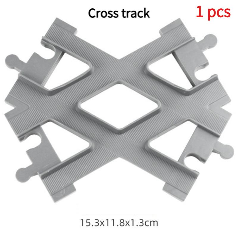 

Urban Traffic Series Electric Train Track Assembly Building Blocks for Straight Track Curved Track and Crossed Track Puzzle Asse