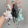 Bag Charm Braided Rope Bag Pendant High-grade Love Tassel Keyring  Female Lady Girl