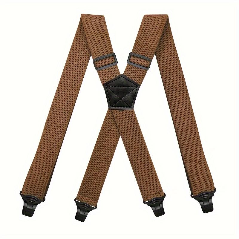 

Men S Wide Heavy Duty Work Strap Adult 4 Clips 120Cm Strap X-Type Elastic Adjustable Strap Bracket Work Men S Strap Garter