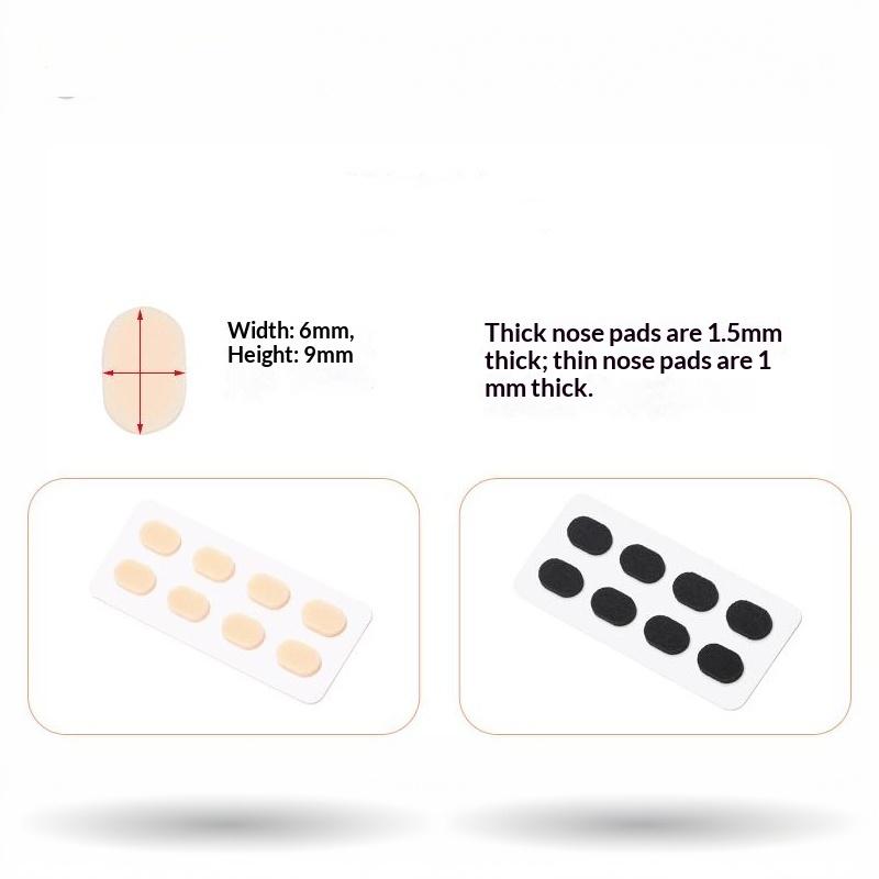 16Pcs Self Adhesive Non-Slip Eyeglass Nose Pads Soft Foam Nose Pads Thin Nosepads For Eyeglasses Sunglasses Glasses