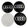 56/60/65/75mm 4pcs Car Wheel Center Hub Cap Badge Logo Sticker 8s A6 A3 A4 A5 A6 Q2L Q3 Q5 Q7 Q8 R8 S4 S8 S7 RS5 RS8 RS6s8