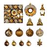 22Pcs/Set Durable 6CM Christmas Ball Shiny Creative Xmas Ornament Ball Christmas Tree Balls Home