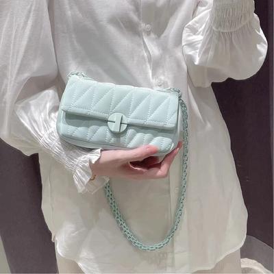 2023 New Crossbody Bag, Simple Small Square Bag, Shoulder Bag, Armpit Bag, Commuter High-end Rhombus Hand-held Chain Bag