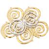 1 or 2 pcs Stainless Steel Waterproof Large Spiral Pendants Mosquito Coil Charms For DIY Earrings Necklace Jewelry Accessories