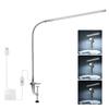 White Light LED Desk Lamp Adjustable Gooseneck Desk Lamp Flicker-Free LED Lamp  Makeup