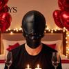 Adjustable Face Mask Faux Leather Bondage Mask, Mouth Hood for Couples, Adult Interaction Gear Cosplay Headgear Role Play & Party Lightweight
