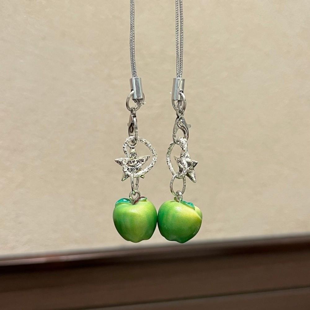 Star Phone Charms Pendant Heart Key Chain Accessories New Cellphone Lanyard CCD Camera