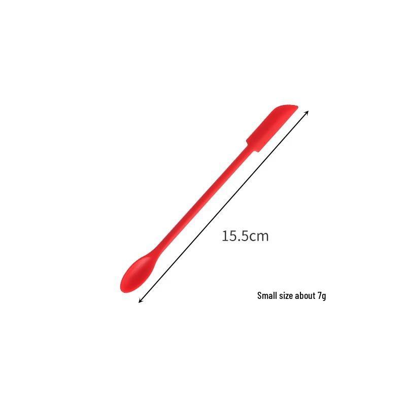 Mini Dual-Ended Silicone Spatula for Lotion & Residue Removal