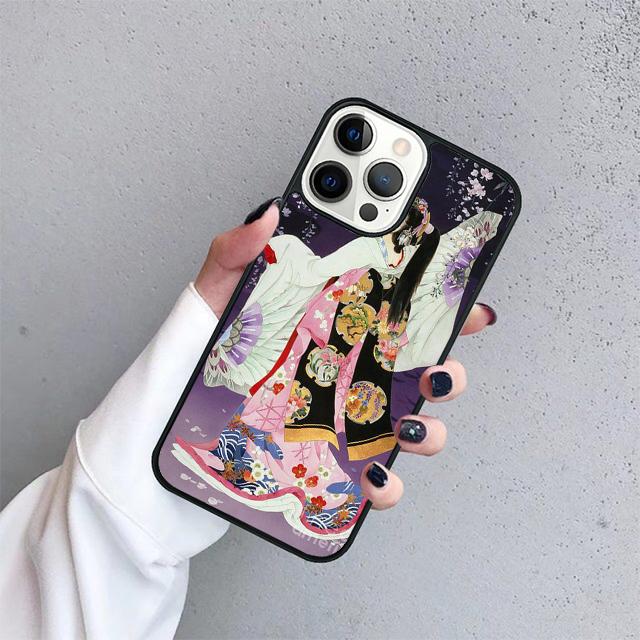 

Japan Geisha japanese Geisha girl Phone Case Cover For iPhone 17 Air 15 16e 14 13 12 Pro Max 11 Pro Max Plus Coque iPhone 14plus