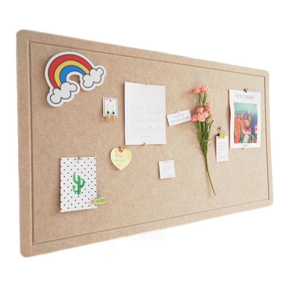 Soundproof panel Felt Display Board Painting Works Message Board Photo Background Board  School