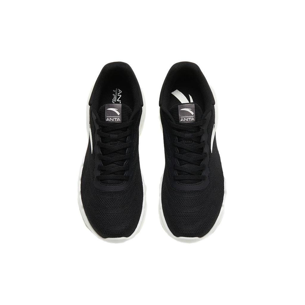 New Anta Variety Training Collection Anti Slip Wear Resistant Low Top Training Shoes Men's Black White 112327792-3
