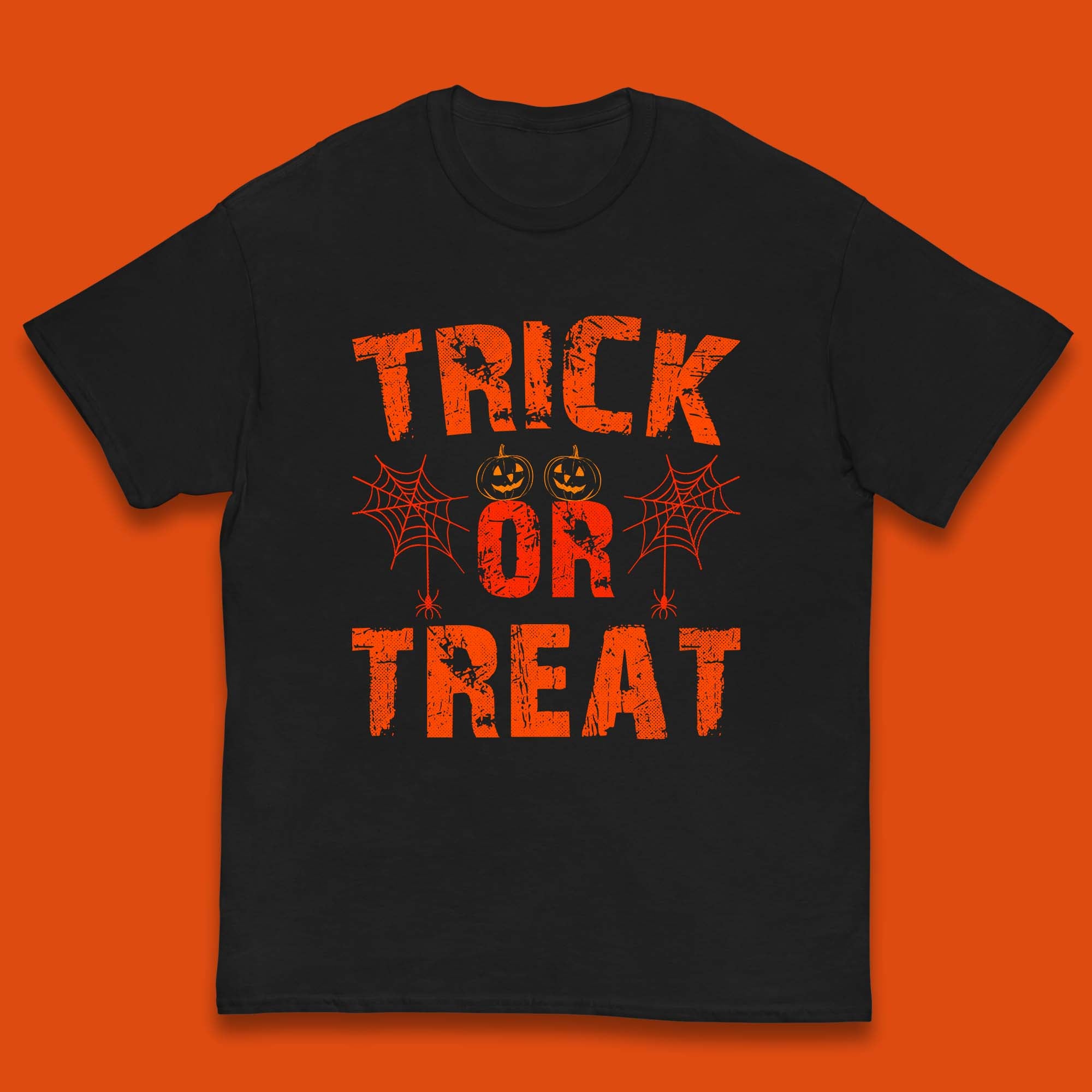Trick Or Treat Happy Halloween Horror Scary Spooky Season Vibes Kids T Shirt 120