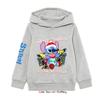 2025 Christmas Hoodie Boys Girls Sweatshirts Kids Hoodies Stitch HD Print Casual Round Neck Long Sleeve 4-14Yrs