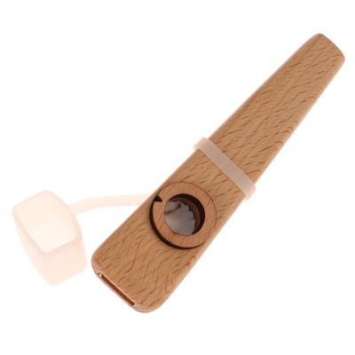 1 buc din lemn Kazoo Kazoo Flaut din lemn Acompaniament Flaut pentru începători Sunt simplu, ușor de învățat și de a cânta la instrument