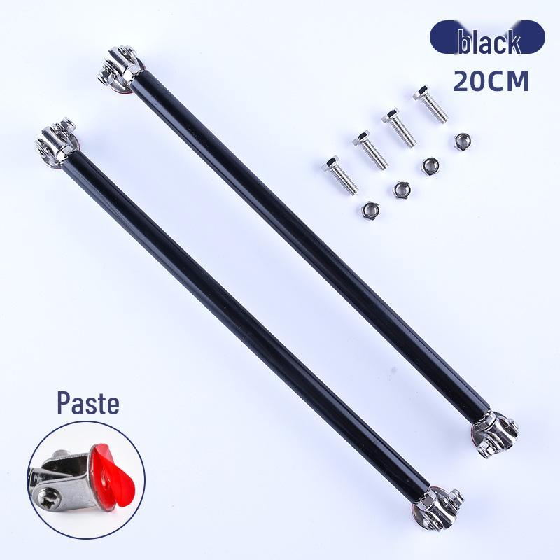 

Universal Adjustable Front Lip Tie Rod Decoration with Adhesive Fixed Bracket - 20cm Punch-Free Design