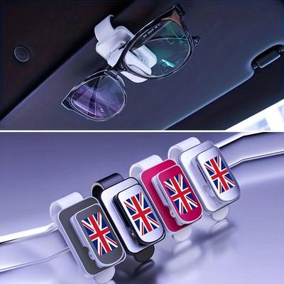 Universal Auto Sunglasses Holders For MINI COOPER S JCW F55 F56 F60 R55 R56 R60 Auto Car Visor Accessorie